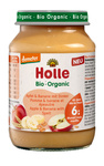 Яблуко-банан з полбою без додання цукру BIO 190 г – Holle
