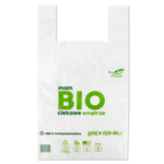 Компостований пакет з логотипом BIO Planet (60 см x 35 см x 8,5 см)